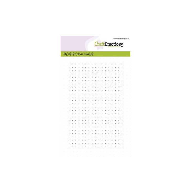 (1700)CraftEmotions clearstamps A6 - Bullet Journal -bullet dots