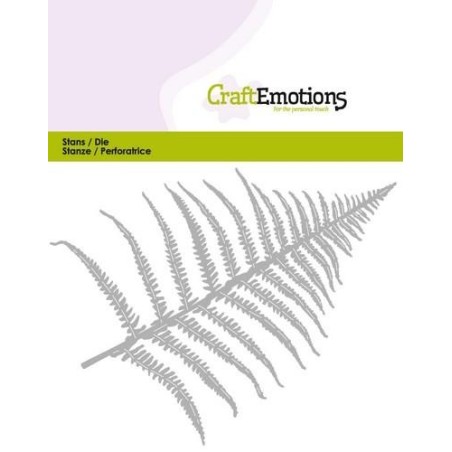 (115633/0354)CraftEmotions Die - fern leaf