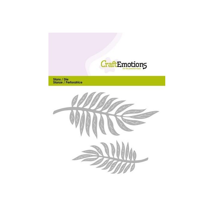 (115633/0355)CraftEmotions Die - tropical leaves