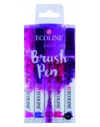 (11509910)Talens Ecoline Brushpen Set x5 Violet