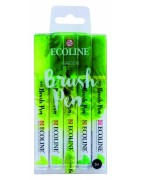 (11509906)Talens Ecoline Brushpen Set x5 Green