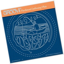 (GRO-PE-40956-03)Groovi Plate A5 FISHERMAN ROUND