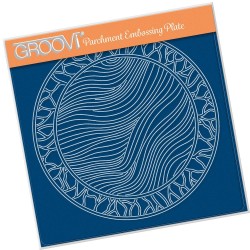 (GRO-FY-40949-03)Groovi Plate A5 FAIRY BACKGROUND ROUND