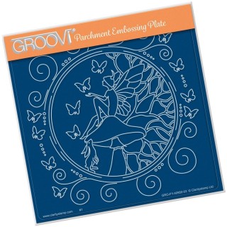 (GRO-FY-40950-03)Groovi Plate A5 FAIRY DAYDREAM ROUND