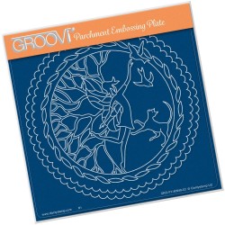 (GRO-FY-40948-03)Groovi Plate A5 FAIRY ENCHANTMENT ROUND