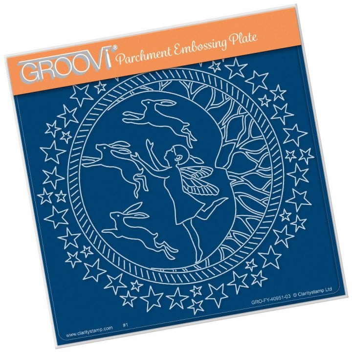 (GRO-FY-40951-03)Groovi Plate A5 FAIRY NIGHT ROUND