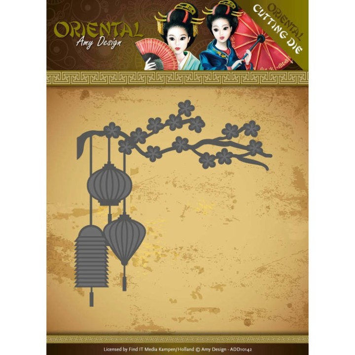 (ADD10142)Dies - Amy Design Oriental - Chinese Lantern