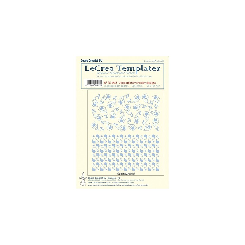 (95.4483)LeCrea Templates Paisley designs