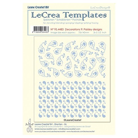 (95.4483)LeCrea Templates Paisley designs