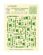 (35.3820)Embossing folder Snow/medaillon