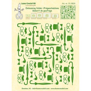 (35.3820)Embossing folder Snow/medaillon