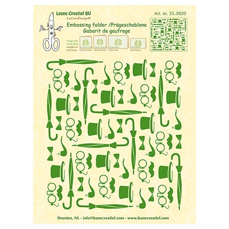 (35.3820)Embossing folder Snow/medaillon