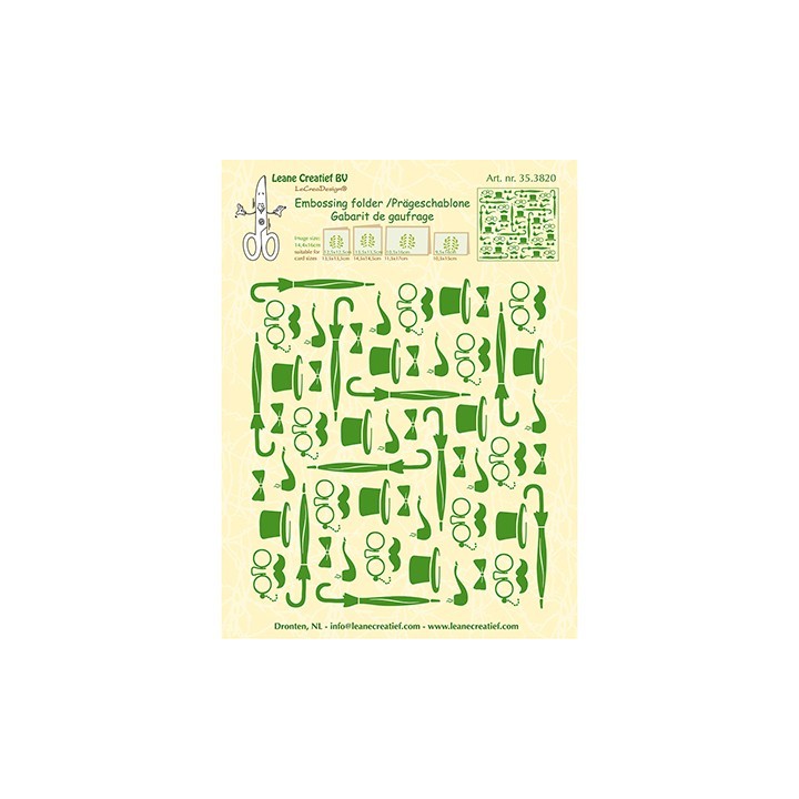 (35.3820)Embossing folder Snow/medaillon