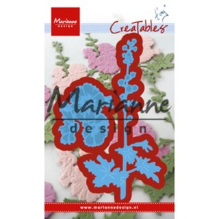 (LR0521)Creatables stencil Tiny's hollyhocks