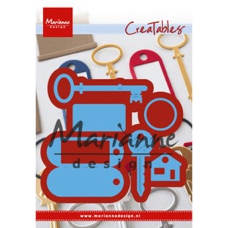 (LR0523)Creatables stencil Key ring
