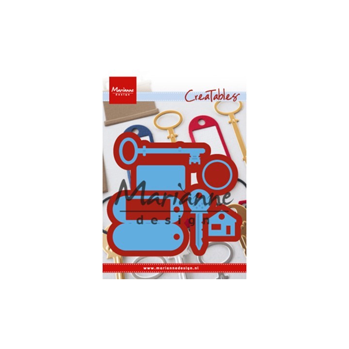 (LR0523)Creatables stencil Key ring