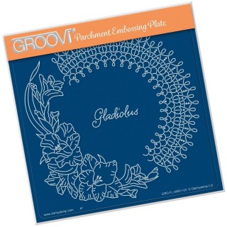 (GRO-FL-40921-03)Groovi Plate A5 LINDA'S GLADIOLUS