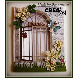 (CLBP128)Crealies Clearstamp Bits&Pieces no. 128 2x dragonfly