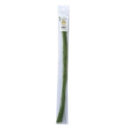 (27.4766)Flower Foam paper wrapped wire Light green