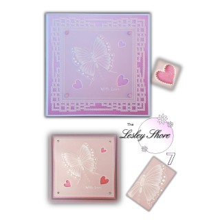 Lesley Shore Pack 7 Butterfly Card