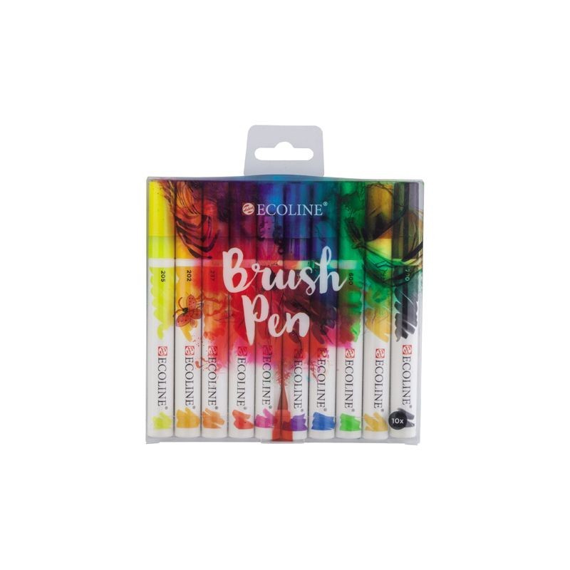 (11509002)Talens Ecoline Brush Pen Set 10