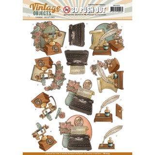 (SB10255)Push Out - Yvonne Creations - Vintage Objects - Vintage Communication