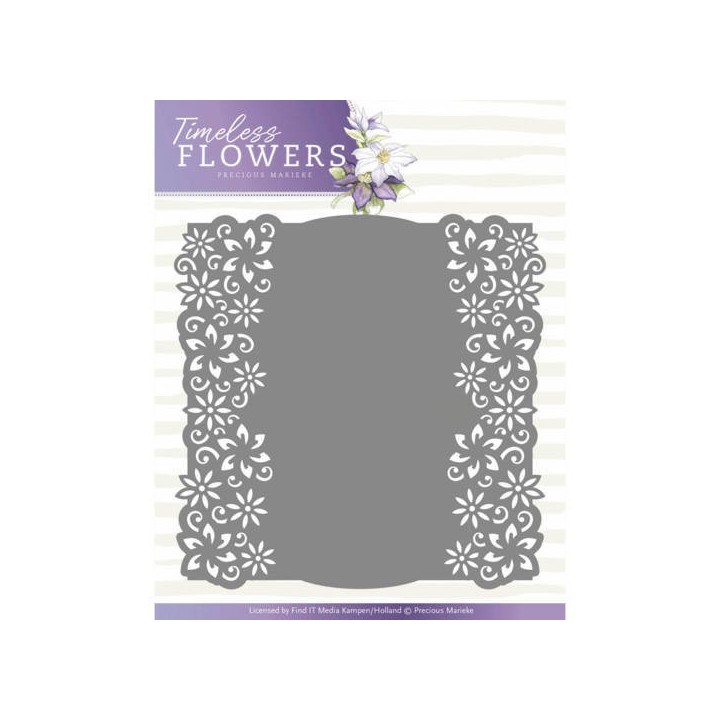 (PM10117)Dies - Precious Marieke - Timeless Flowers - Clematis Frame