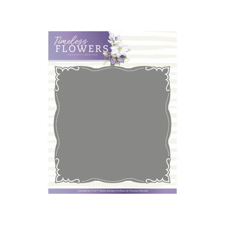 (PM10124)Dies - Precious Marieke - Timeless Flowers - Frame Layered Dies