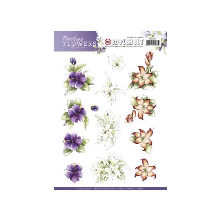(SB10261)Push Out - Precious Marieke - Timeless Flowers - Lillies