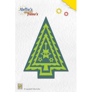 (MFD015)Frame dies multi christmas tree