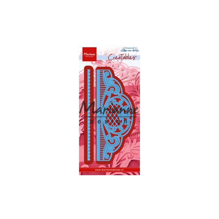 (LR0525)Creatables stencil Anja's border