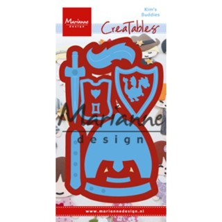 (LR0528)Creatables stencil Kim's Buddies knight
