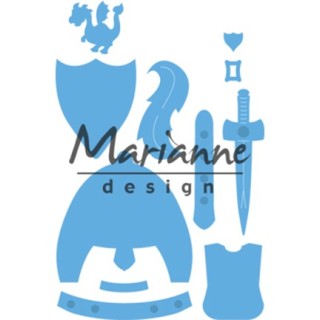 (LR0528)Creatables stencil Kim's Buddies knight