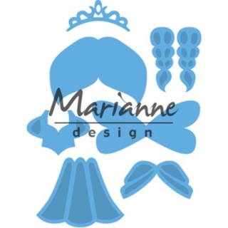(LR0529)Creatables stencil Kim's Buddies princess