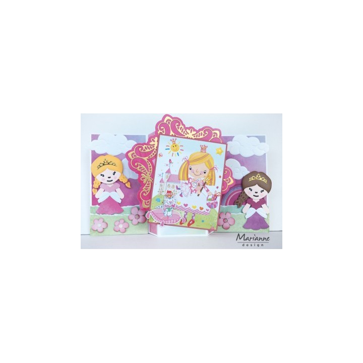 (LR0530)Creatables stencil Royal frame