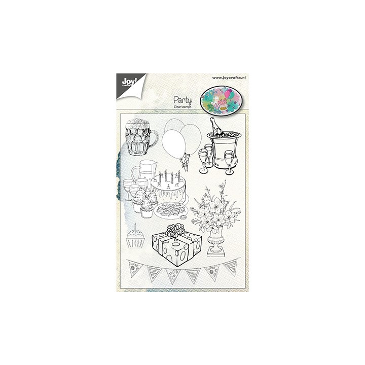 (6410/0480)Clear stamp Party
