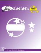 (BLD1067)By Lene Cutting Dies Star Frame