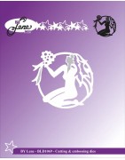 (BLD1069)By Lene Cutting & Embossing Dies The Maiden