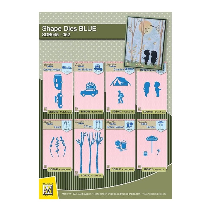 (SDB046)Nellie's Shape Dies Blues  Holidays on holidays