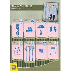 (SDB047)Nellie's Shape Dies Blues Holidays Camping