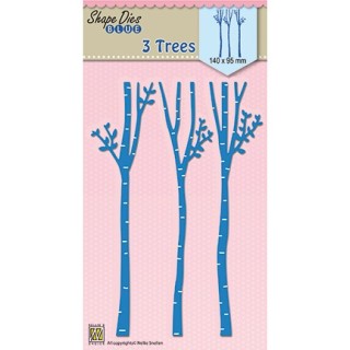 (SDB050)Nellie's Shape Dies Blues 3-trees