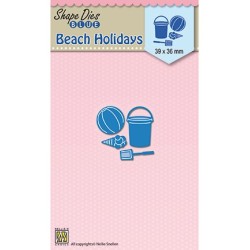 (SDB051)Nellie's Shape Dies Blues Holidays beach holidays