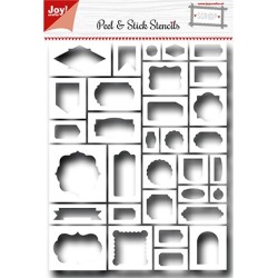 (6002/5003)Peel en Stick Stencils Labels