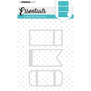 (STENCILSL100)Studio Light Embossing Die Cut Stencil Essentials nr.100