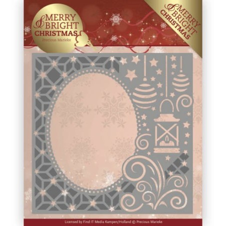 (PM10125)Dies - Precious Marieke - Merry and Bright Christmas - Lantern Frame