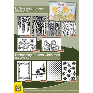 (HSF023)Embossing Folder backgrounds Wood