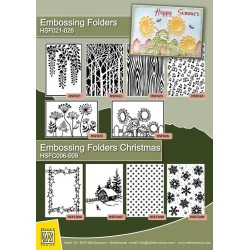 (HSF023)Embossing Folder backgrounds Wood