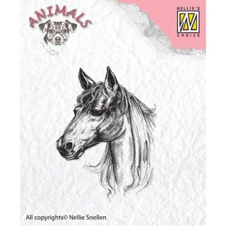 (ANI018)Nellie's Choice Clear Stamp Animals Horse