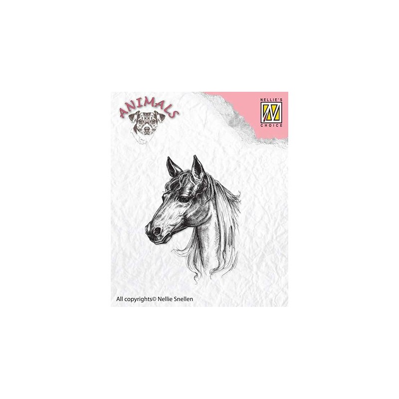 (ANI018)Nellie's Choice Clear Stamp Animals Horse