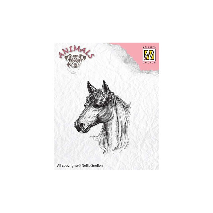 (ANI018)Nellie's Choice Clear Stamp Animals Horse